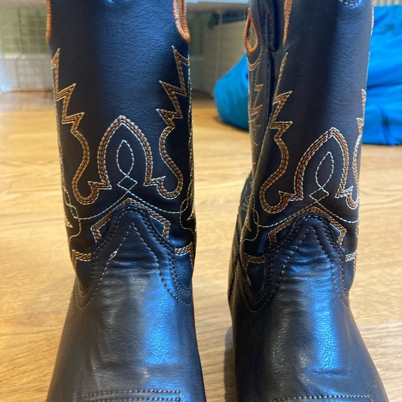 Vintage Smoky Mountain Brown Leather Cowboy Boots - Picture 4 of 8